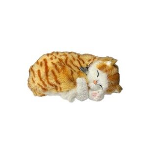 Perfect Petzzz Orange Tabby Cat Breathing Motion Purring Works!